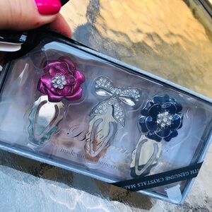 Italian Design Sicura Crystal Set of 3